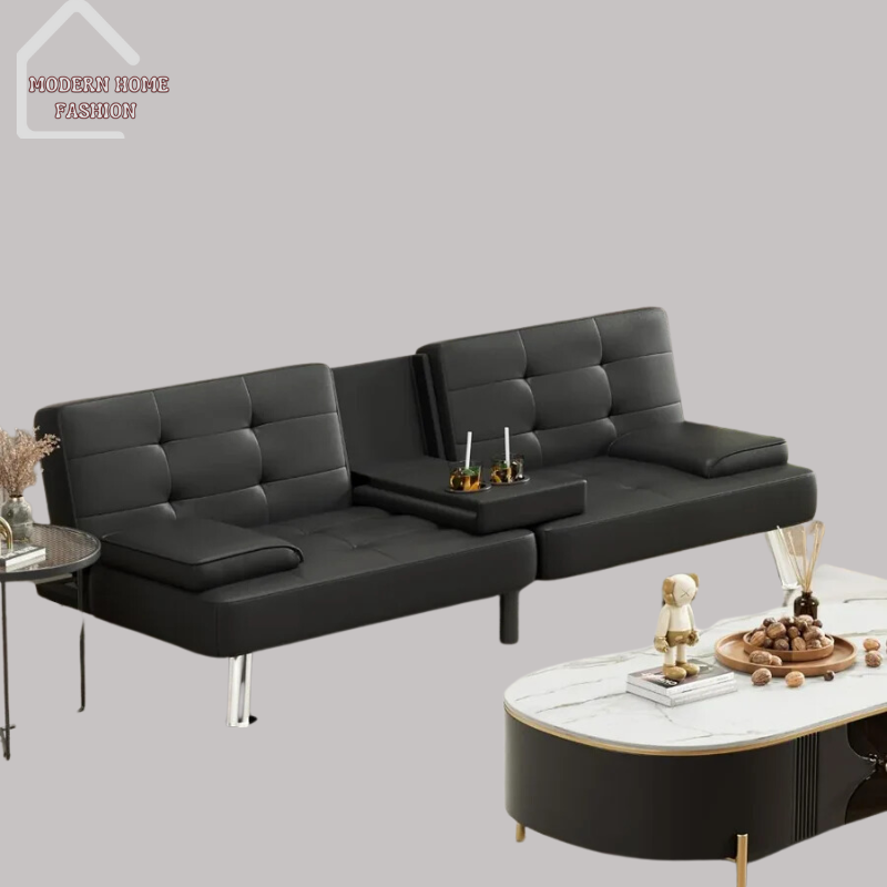 Perfect for small apartments, dorm rooms, or home offices, this convertible sofa maximizes space without compromising on style. Its compact size. easy to move and position, versatile functionality & practical.-MODERN HOME FASHION