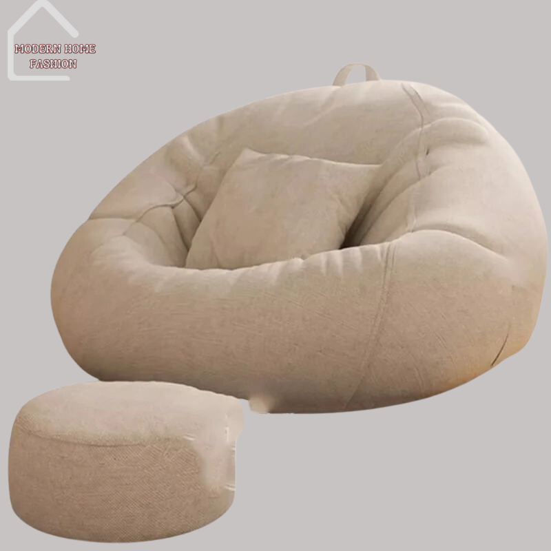 Modern Lazy Luxury Sofa. Crafted with your comfort in mind, this sofa redefines lounging with its sleek design and innovative features. Constructed with high-quality materials and built to last. With plush cushions that provide unparalleled support, adjustable backrest and footrest, allows perfect reclined position for reading, watching TV, or simply taking a nap.-MODERN HOME FASHION