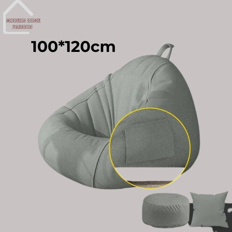 Modern Lazy Luxury Sofa. Crafted with your comfort in mind, this sofa redefines lounging with its sleek design and innovative features. Constructed with high-quality materials and built to last. With plush cushions that provide unparalleled support, adjustable backrest and footrest, allows perfect reclined position for reading, watching TV, or simply taking a nap.-MODERN HOME FASHION
