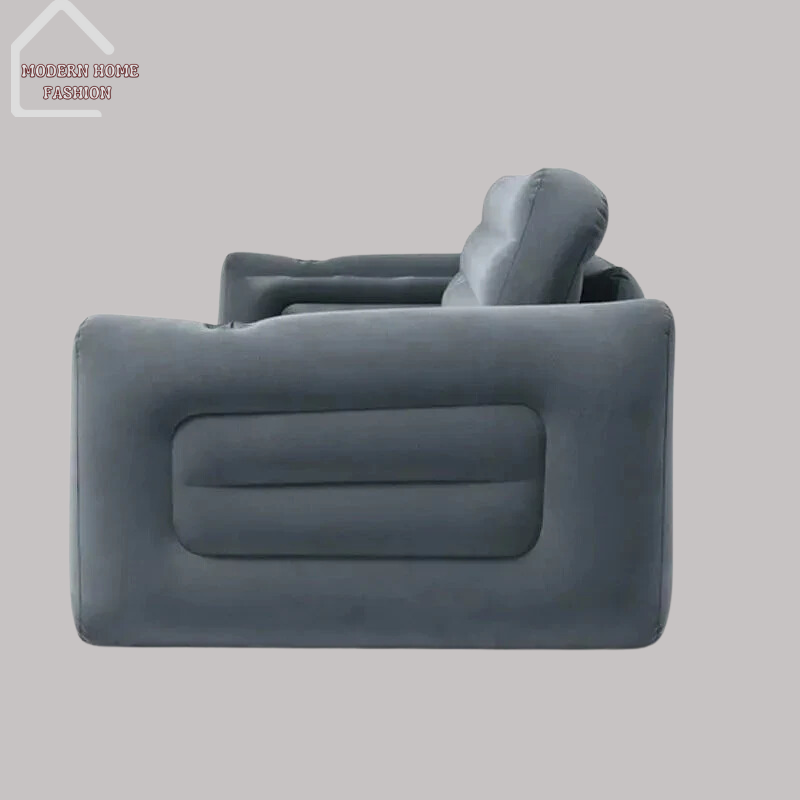 Multifunctional Modern Inflatable Sofa Bed.Featuring a sleek and contemporary design, perfect for small apartments, guest rooms, or home offices where space is limited. Constructed from durable materials. The built-in air pump allows for quick and easy inflation and deflation, while the adjustable backrest provides customizable comfort for lounging or sleeping.-MODERN HOME FASHION