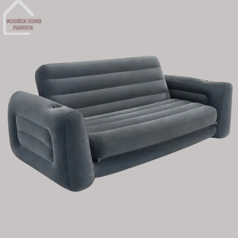 Multifunctional Modern Inflatable Sofa Bed.Featuring a sleek and contemporary design, perfect for small apartments, guest rooms, or home offices where space is limited. Constructed from durable materials. The built-in air pump allows for quick and easy inflation and deflation, while the adjustable backrest provides customizable comfort for lounging or sleeping.-MODERN HOME FASHION