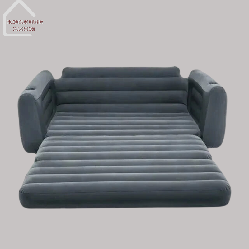 Multifunctional Modern Inflatable Sofa Bed.Featuring a sleek and contemporary design, perfect for small apartments, guest rooms, or home offices where space is limited. Constructed from durable materials. The built-in air pump allows for quick and easy inflation and deflation, while the adjustable backrest provides customizable comfort for lounging or sleeping.-MODERN HOME FASHION