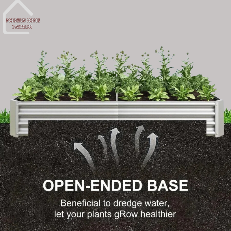 Constructed from weather-resistant materials, our raised garden bed is built to withstand the elements and ensure long-lasting durability. Its versatile design makes it suitable for use on patios, decks, balconies, or even indoors, bringing the joy of gardening to any environment.-MODERN HOME FASHION