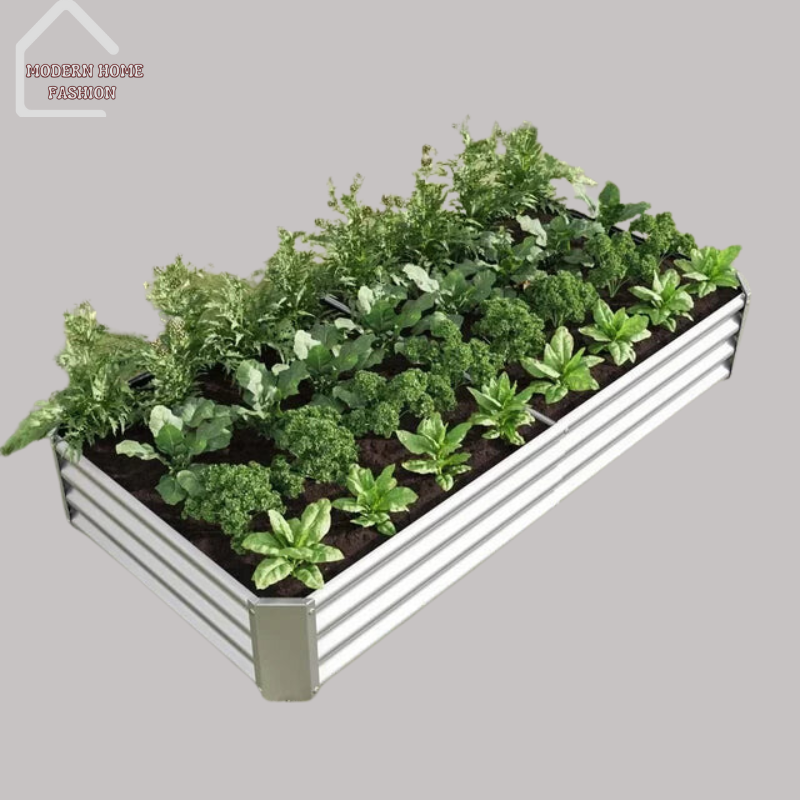 Constructed from weather-resistant materials, our raised garden bed is built to withstand the elements and ensure long-lasting durability. Its versatile design makes it suitable for use on patios, decks, balconies, or even indoors, bringing the joy of gardening to any environment.-MODERN HOME FASHION