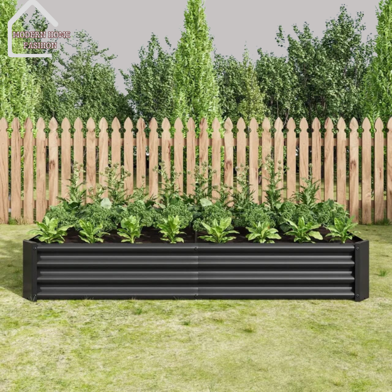 Constructed from weather-resistant materials, our raised garden bed is built to withstand the elements and ensure long-lasting durability. Its versatile design makes it suitable for use on patios, decks, balconies, or even indoors, bringing the joy of gardening to any environment.-MODERN HOME FASHION
