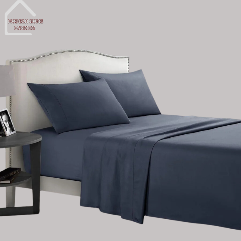 Pure Color Bedding Set. Crafted from high-quality, ultra-soft materials, set offers the perfect combination of luxury and durability. Available in a range of elegant solid colors, from soothing neutrals to vibrant hues. Includes a cozy comforter or duvet cover, along with matching pillowcases, provides everything to complete the ensemble. Designed for easy care and maintenance, machine washable and fade-resistant.-MODERN HOME FASHION