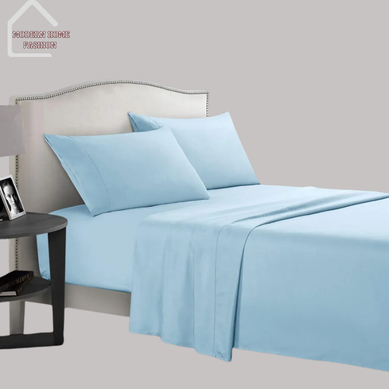 Pure Color Bedding Set. Crafted from high-quality, ultra-soft materials, set offers the perfect combination of luxury and durability. Available in a range of elegant solid colors, from soothing neutrals to vibrant hues. Includes a cozy comforter or duvet cover, along with matching pillowcases, provides everything to complete the ensemble. Designed for easy care and maintenance, machine washable and fade-resistant.-MODERN HOME FASHION