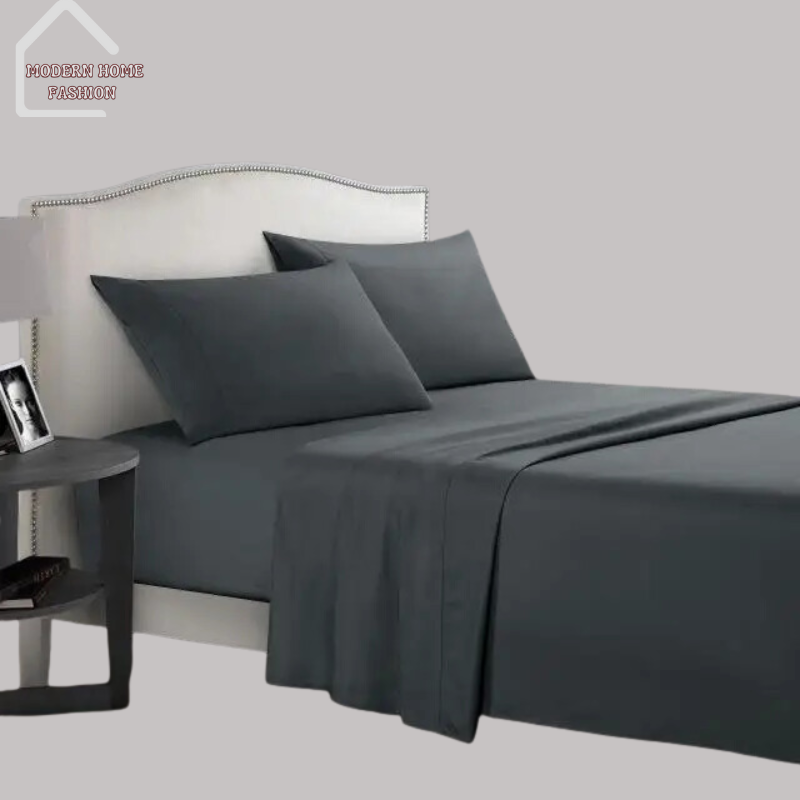 Pure Color Bedding Set. Crafted from high-quality, ultra-soft materials, set offers the perfect combination of luxury and durability. Available in a range of elegant solid colors, from soothing neutrals to vibrant hues. Includes a cozy comforter or duvet cover, along with matching pillowcases, provides everything to complete the ensemble. Designed for easy care and maintenance, machine washable and fade-resistant.-MODERN HOME FASHION