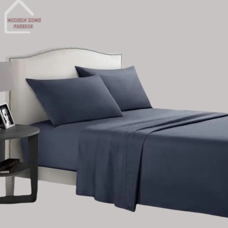 Pure Color Bedding Set. Crafted from high-quality, ultra-soft materials, set offers the perfect combination of luxury and durability. Available in a range of elegant solid colors, from soothing neutrals to vibrant hues. Includes a cozy comforter or duvet cover, along with matching pillowcases, provides everything to complete the ensemble. Designed for easy care and maintenance, machine washable and fade-resistant.-MODERN HOME FASHION