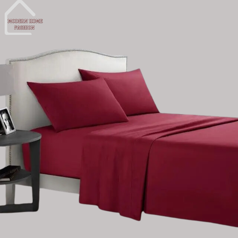 Pure Color Bedding Set. Crafted from high-quality, ultra-soft materials, set offers the perfect combination of luxury and durability. Available in a range of elegant solid colors, from soothing neutrals to vibrant hues. Includes a cozy comforter or duvet cover, along with matching pillowcases, provides everything to complete the ensemble. Designed for easy care and maintenance, machine washable and fade-resistant.-MODERN HOME FASHION