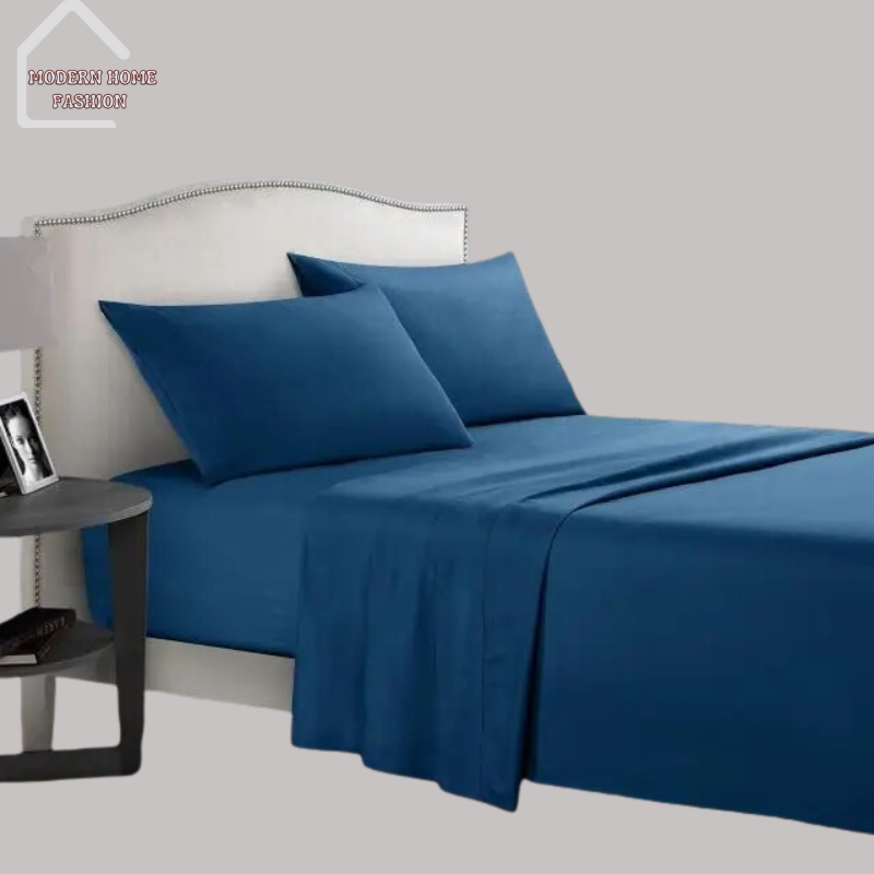 Pure Color Bedding Set. Crafted from high-quality, ultra-soft materials, set offers the perfect combination of luxury and durability. Available in a range of elegant solid colors, from soothing neutrals to vibrant hues. Includes a cozy comforter or duvet cover, along with matching pillowcases, provides everything to complete the ensemble. Designed for easy care and maintenance, machine washable and fade-resistant.-MODERN HOME FASHION