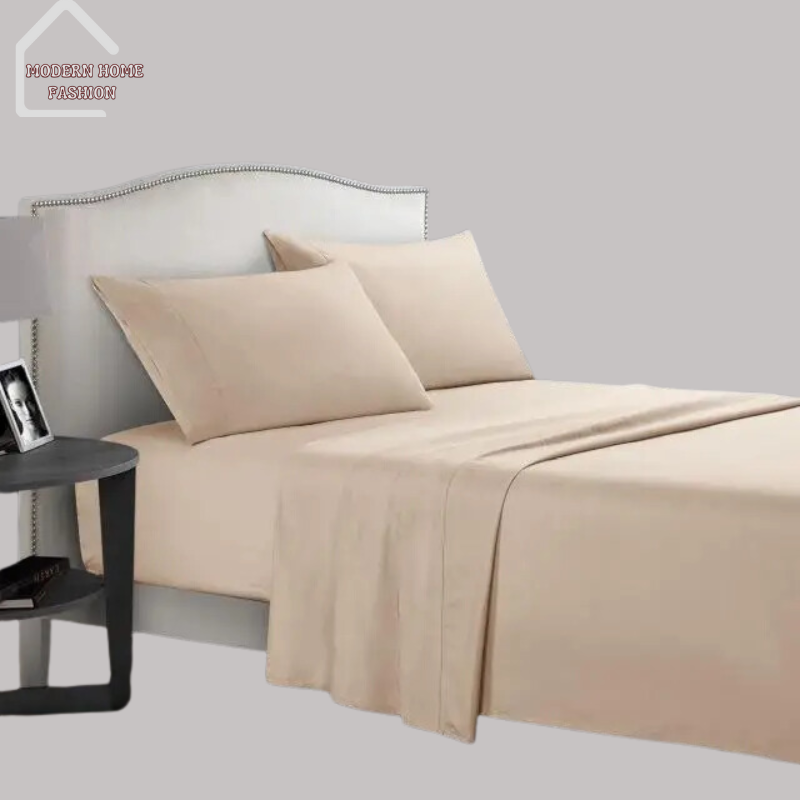 Pure Color Bedding Set. Crafted from high-quality, ultra-soft materials, set offers the perfect combination of luxury and durability. Available in a range of elegant solid colors, from soothing neutrals to vibrant hues. Includes a cozy comforter or duvet cover, along with matching pillowcases, provides everything to complete the ensemble. Designed for easy care and maintenance, machine washable and fade-resistant.-MODERN HOME FASHION