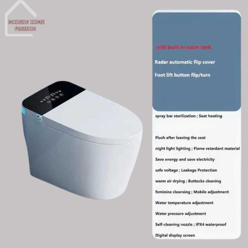 Smart Toilet Elongated Bowl