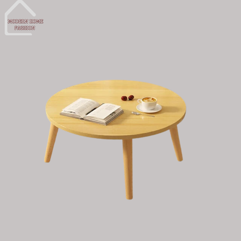 Wooden Small Round Table, crafted with precision from high-quality wood, exudes warmth & elegance. Compact size makes it ideal for cozy corners, small apartments, or intimate settings. Round shape, timeless design, seamlessly complements a variety of decor styles, from rustic farmhouse to modern chic. Natural wood finish adds a touch of warmth to any room while providing a durable surface for everyday use.-MODERN HOME FASHION