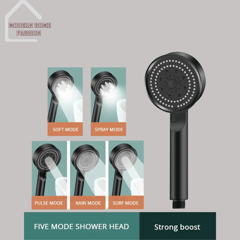 Crafted with high-quality materials, shower head is built to last, provides reliable performance & durability. Adjustable design allows to easily switch between spray modes with a simple twist, ensuring convenience and ease of use.-MODERN HOME FASHION