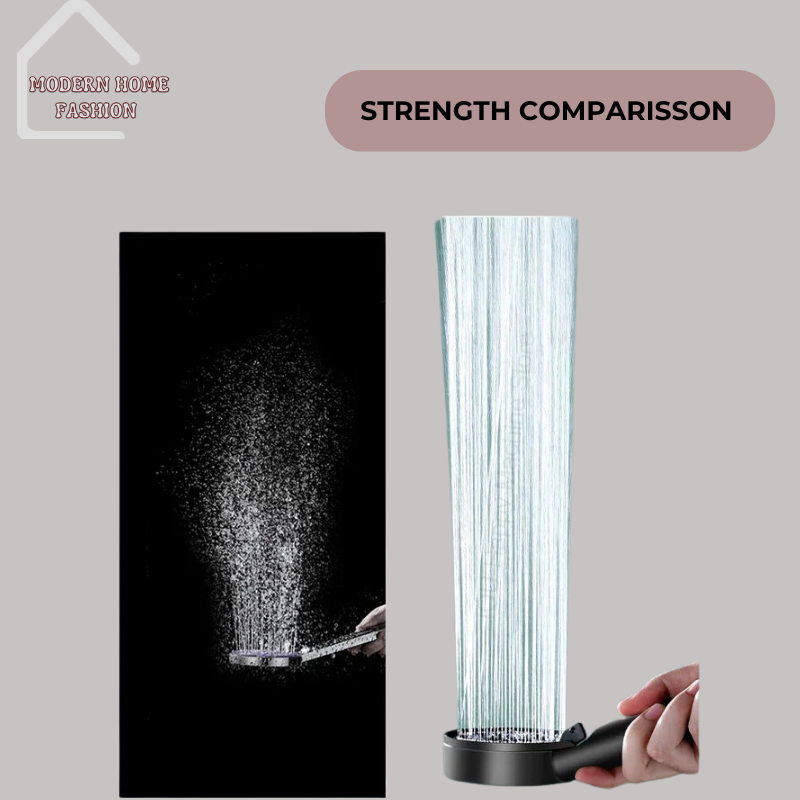 Crafted with high-quality materials, shower head is built to last, provides reliable performance & durability. Adjustable design allows to easily switch between spray modes with a simple twist, ensuring convenience and ease of use.-MODERN HOME FASHION