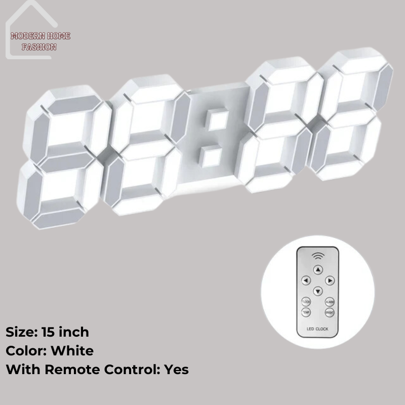 One-touch Light Swift LED Clock