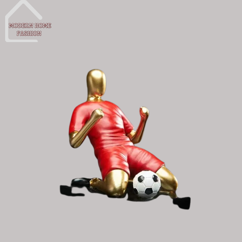 Creative Football Player Statue Ornament